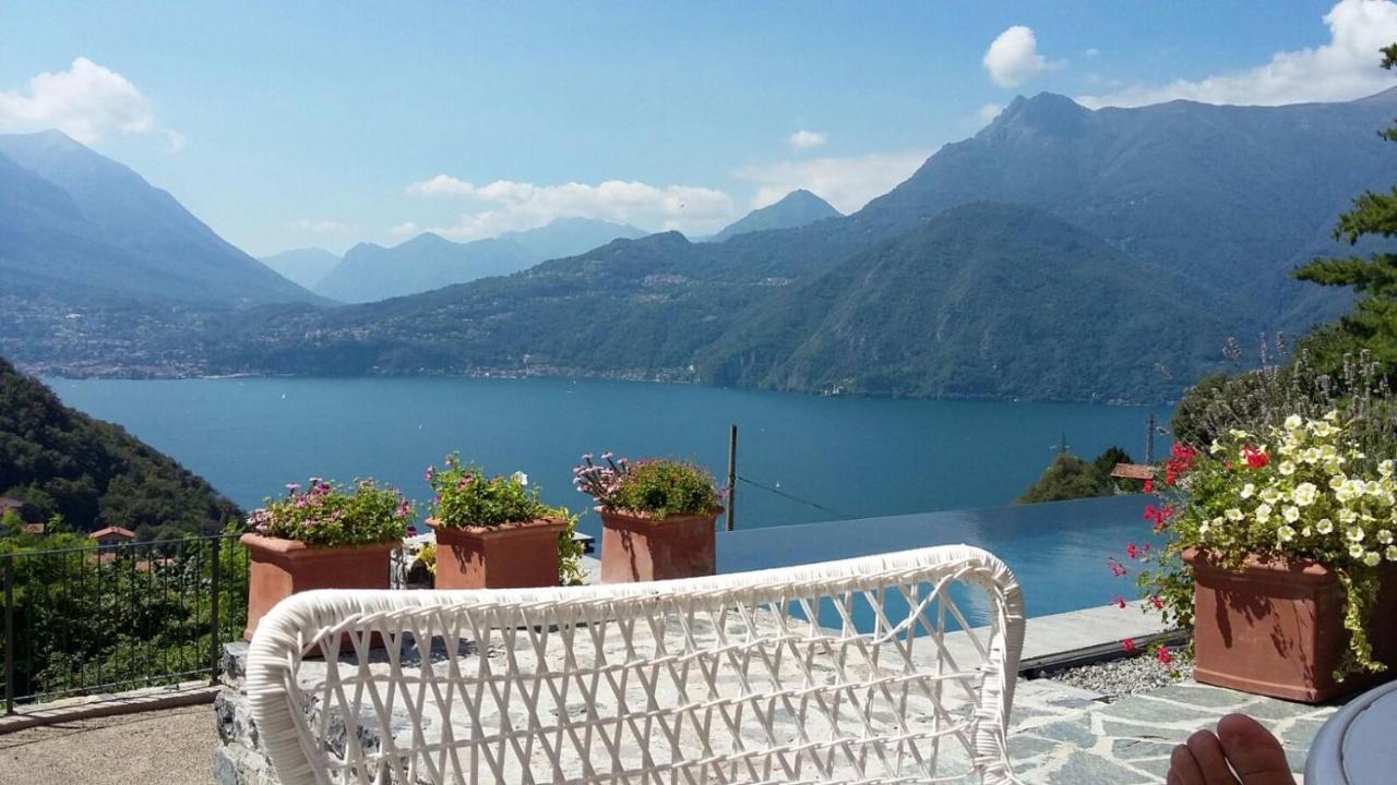Villa Silvi piscina sauna e hot tub Perledo Esterno foto