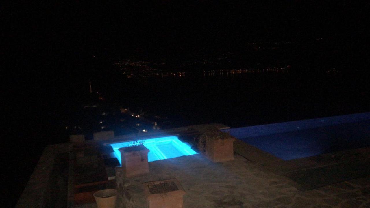 Villa Silvi piscina sauna e hot tub Perledo Esterno foto